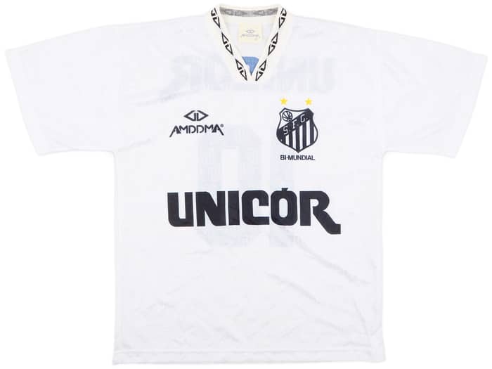 1995 Santos Home Shirt #10 - 8/10 - (L)