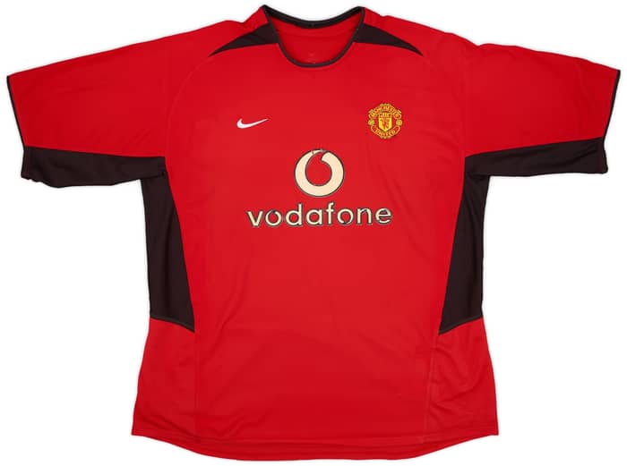 2002-04 Manchester United Home Shirt Beckham #7 - 5/10 - (XL)