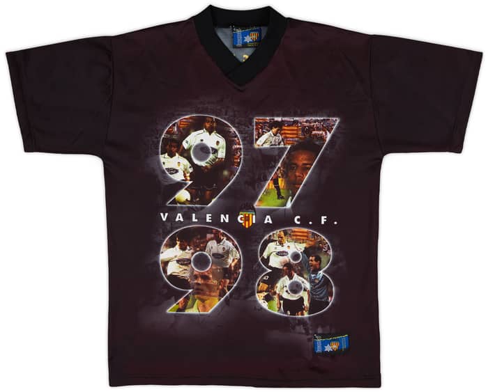 1997-98 Valencia Luanvi Graphic Shirt - 6/10 - (M)
