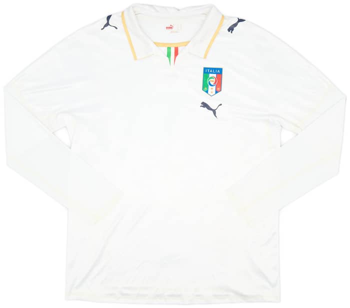 2007-08 Italy Player Issue Away L/S Shirt - 9/10 - (XL)