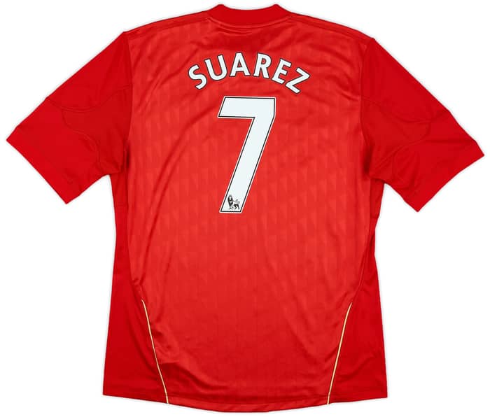 2010-12 Liverpool Home Shirt Suarez #7 - 6/10 - (L)