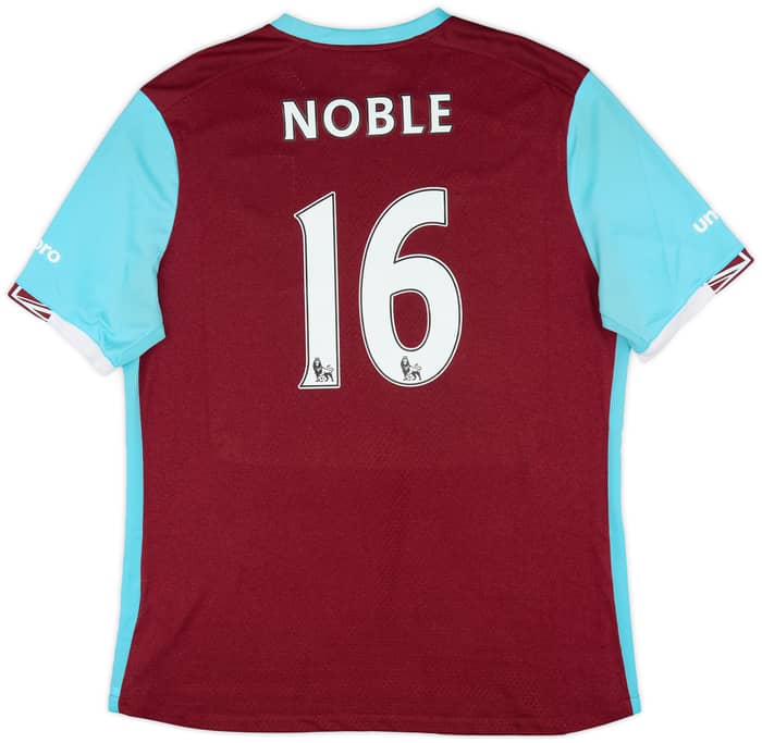 2016-17 West Ham Home Shirt Noble #16 - 5/10 - (3XL)