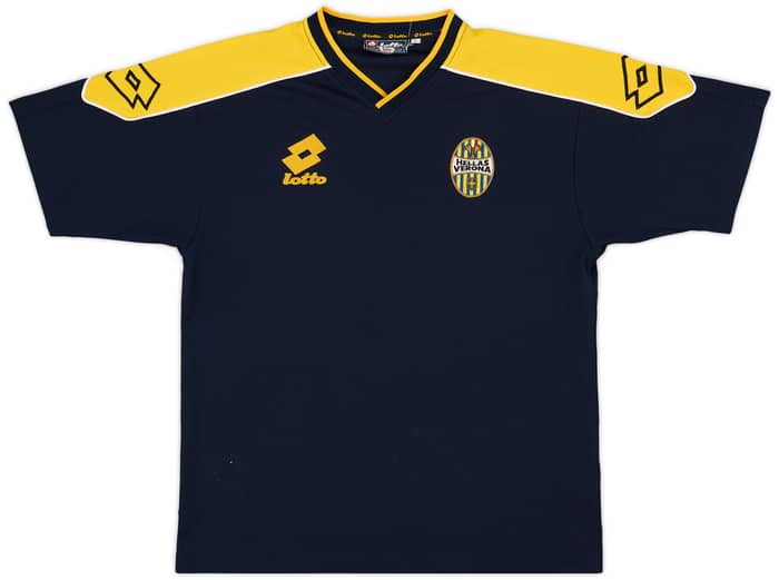 2000-02 Hellas Verona Lotto Training Shirt - 9/10 - (L)