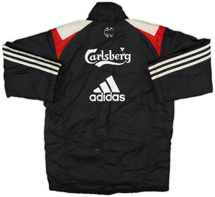 2007-08 Liverpool adidas Padded Bench Coat - 6/10 - (XS.Boys)