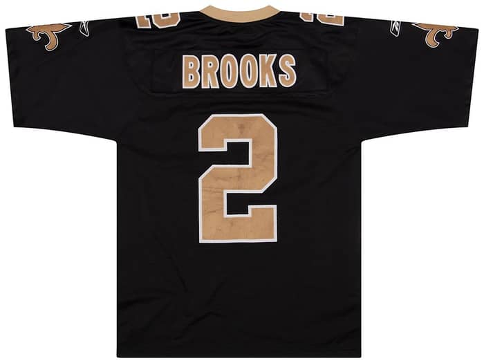2005 New Orleans Saints Brooks #2 Reebok Premier Jersey (Home) M