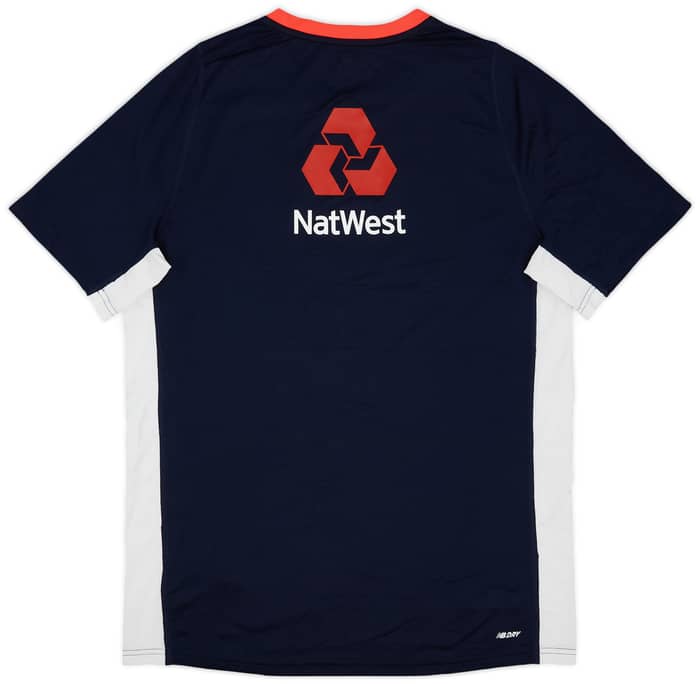 2017-18 England Cricket New Balance Training Shirt - 8/10 - (M)