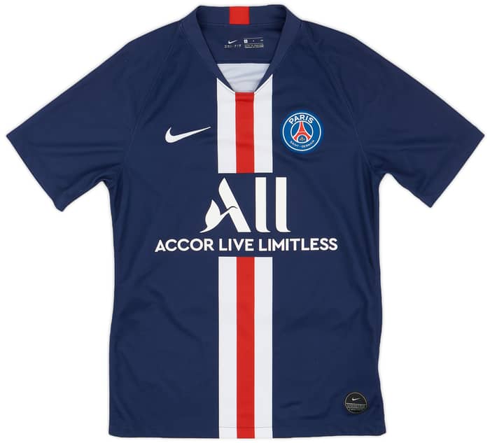2019-20 Paris Saint-Germain Home Shirt Mbappe #7 - 8/10 - (S)