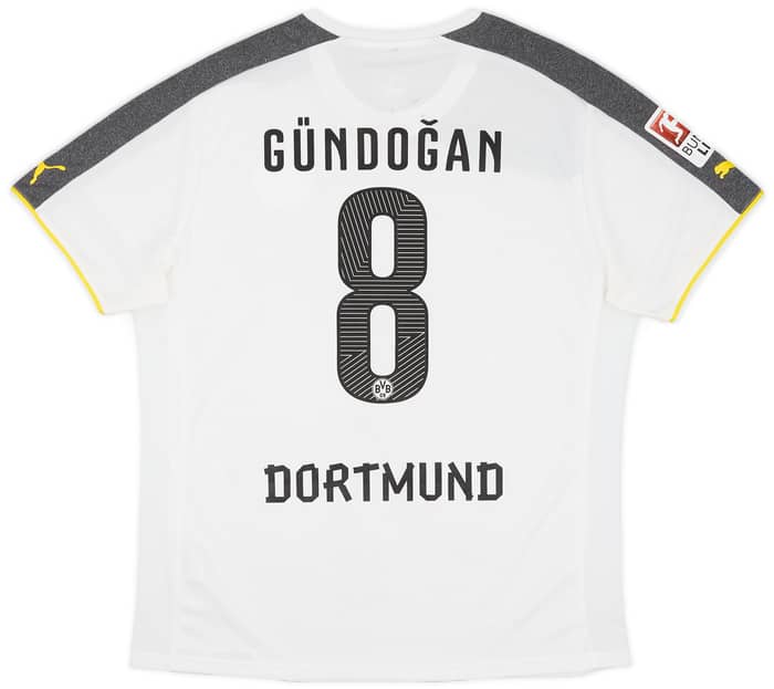 2013-15 Borussia Dortmund Authentic Third Shirt Gundogan #8 - 7/10 - (XXL)