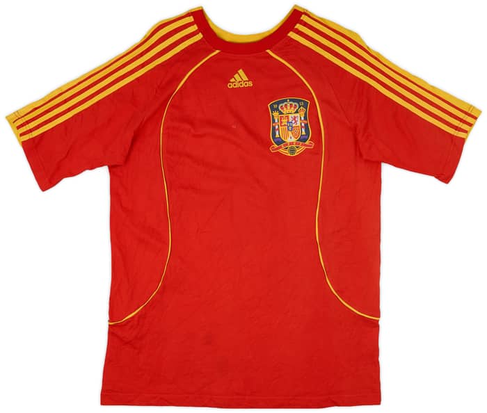 2007-09 Spain adidas Cotton Tee - 9/10 - (L)