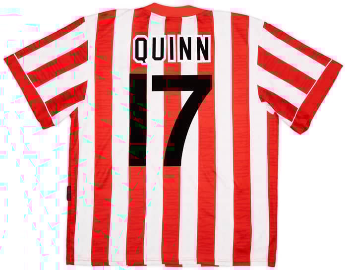 1996-97 Sunderland Home Shirt Quinn #17 - 6/10 - (S)