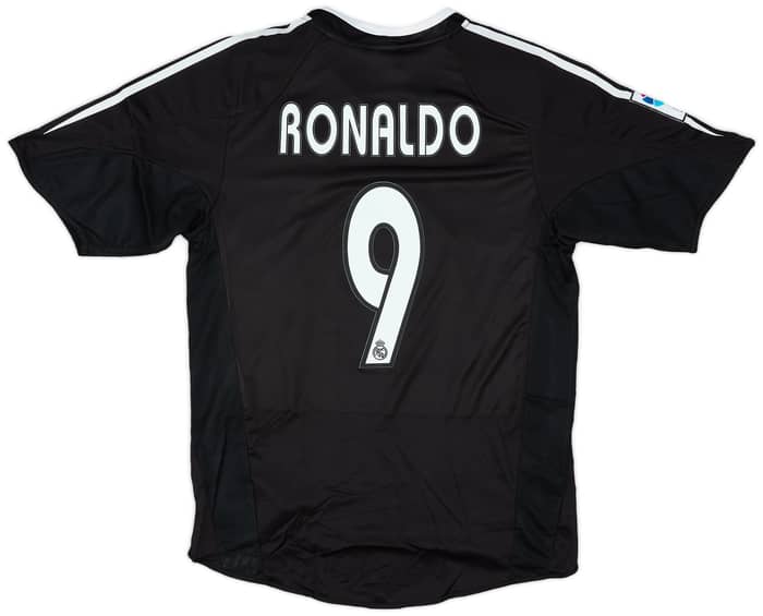 2004-05 Real Madrid Away Shirt Ronaldo #9 (S)