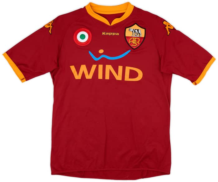 2007-08 Roma Home Shirt Totti #10 - 5/10 - (M)