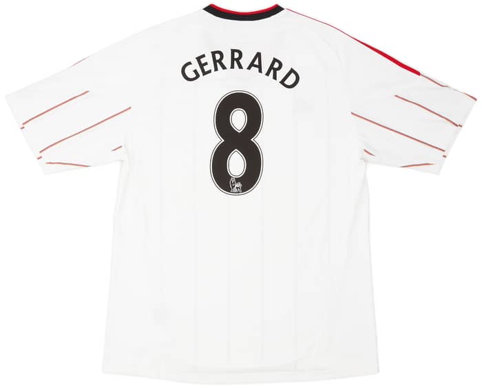 2010-11 Liverpool Away Shirt Gerrard #8 - 5/10 - (XL)