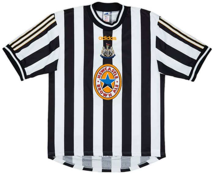 1997-99 Newcastle Home Shirt Shearer #9 - 7/10 - (L)