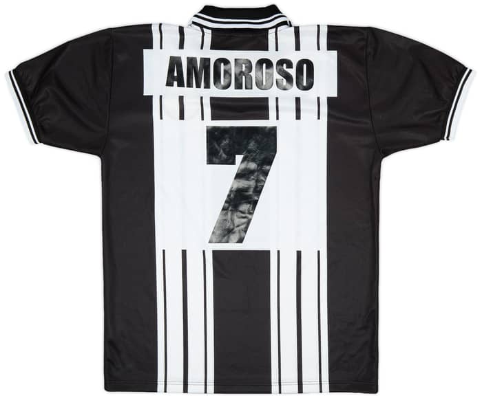 1998-99 Udinese European Home Shirt Amoroso #7 - 6/10 - (XL)