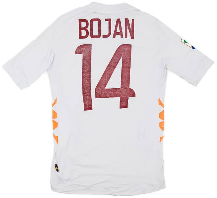 2011-12 Roma Match Issue Away Shirt Bojan #14