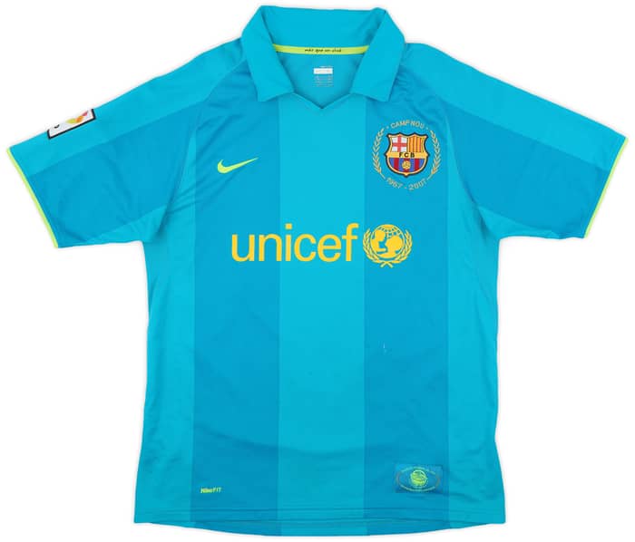 2007-09 Barcelona Away Shirt Messi #19 - 7/10 - (M)