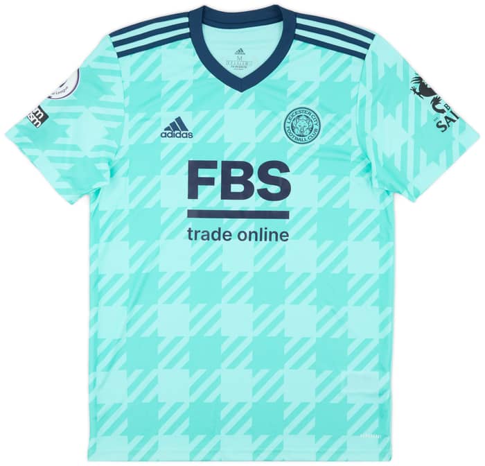 2021-22 Leicester Match Issue Away Shirt Evans #6