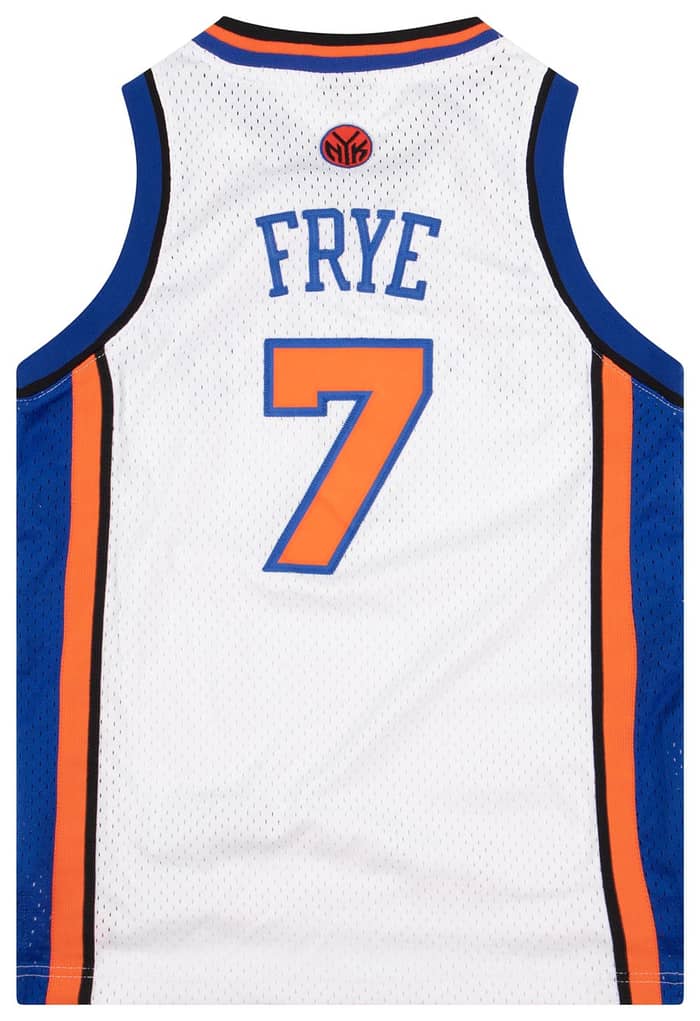 【公式】アクセサリーの激安通販 2006-07 New York Knicks Frye #7 adidas Swingman Jersey (Home) Y 応援グッズ