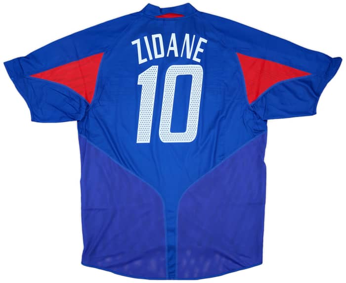 2004-06 France Home Shirt Zidane #10 (XL)