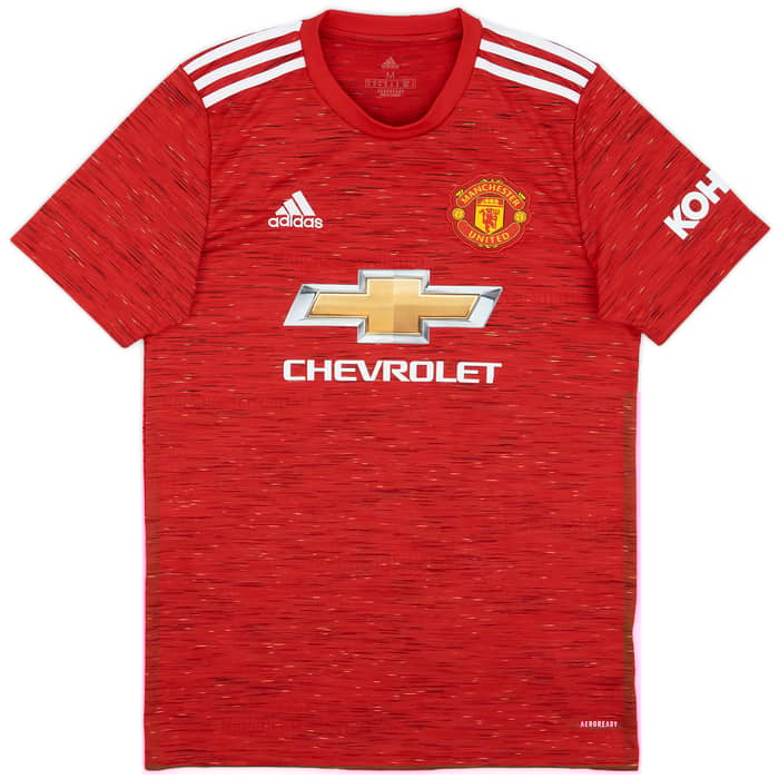 2020-21 Manchester United Home Shirt B.Fernandes #18 - 9/10 - (M)