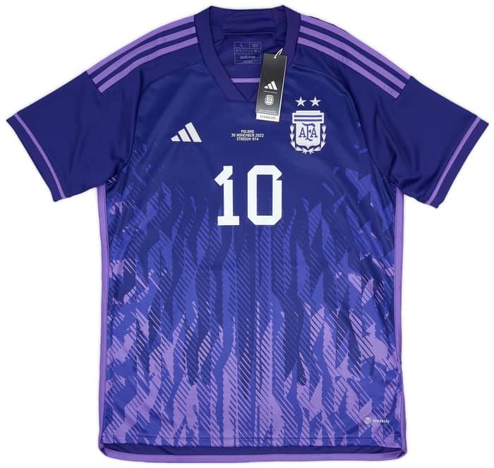 2022-23 Argentina Away 'vs Poland' Shirt Messi #10