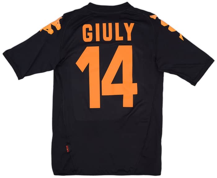 2007-08 Roma Third Shirt Giuly #14 - 5/10 - (L)