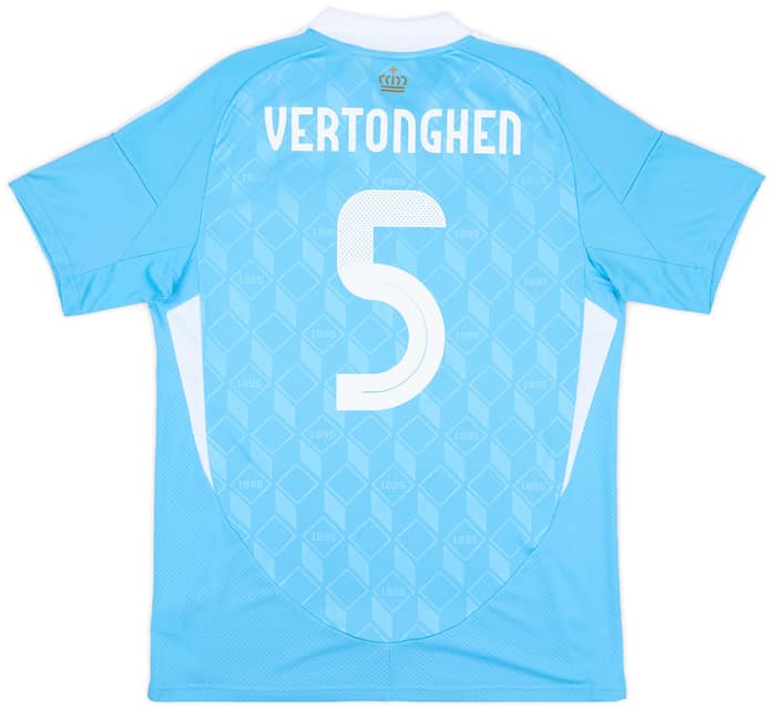 2024-25 Belgium Away Shirt Vertonghen #5