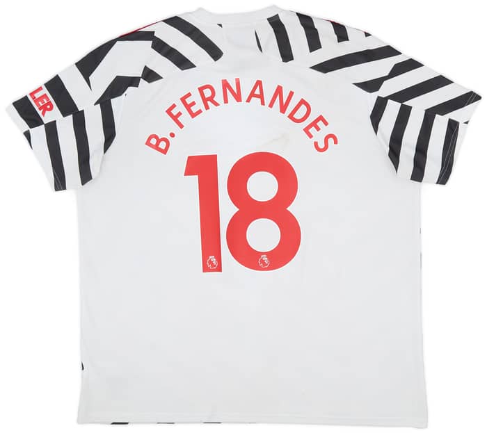 2020-21 Manchester United Third Shirt B.Fernandes #18 - 5/10 - (XXL)