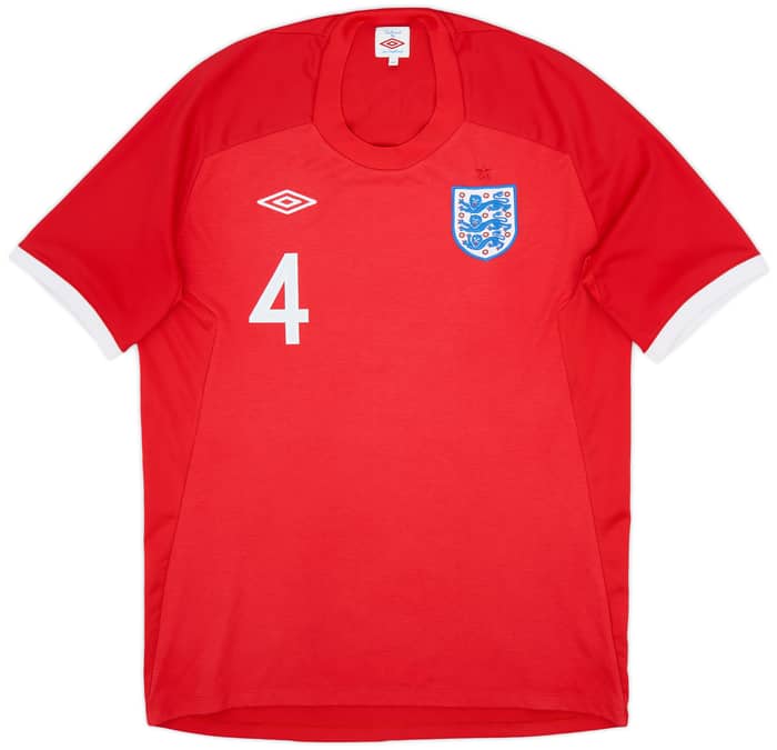 2010-11 England Away Shirt Gerrard #4 - 7/10 - (L)