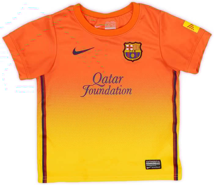2012-13 Barcelona Away Shirt - 7/10 - (3-4 Years)