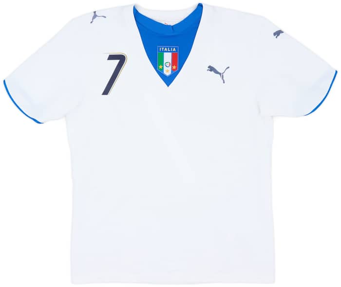 2006 Italy Away Shirt Del Piero #7 - 6/10 - (M)