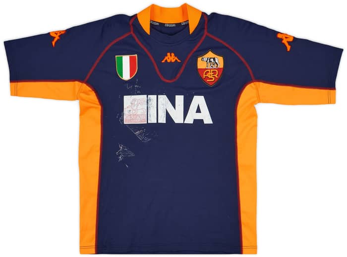 2001-02 Roma Third Shirt Totti #10 - 4/10 - (L)