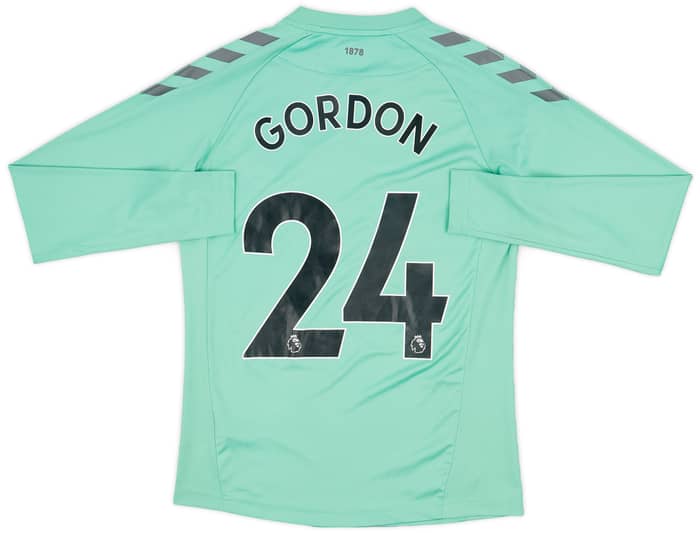 2020-21 Everton L/S Third Shirt Gordon #24 - 9/10 - (S)