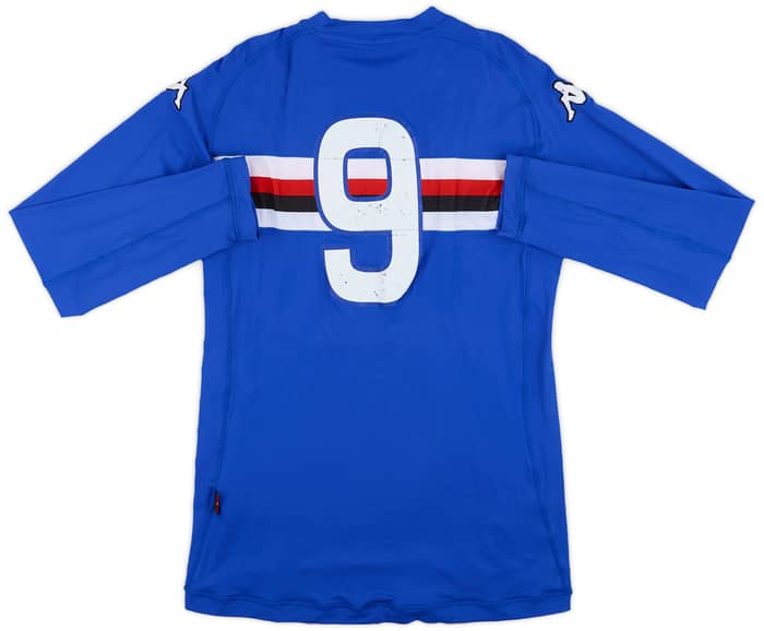 2011-12 Sampdoria Home L/S Shirt #9 - 5/10 - (XL)