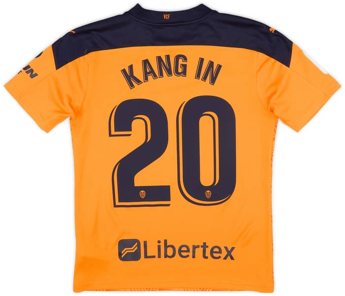2020-21 Valencia Away Shirt Kang In #20 - 10/10 - (S)