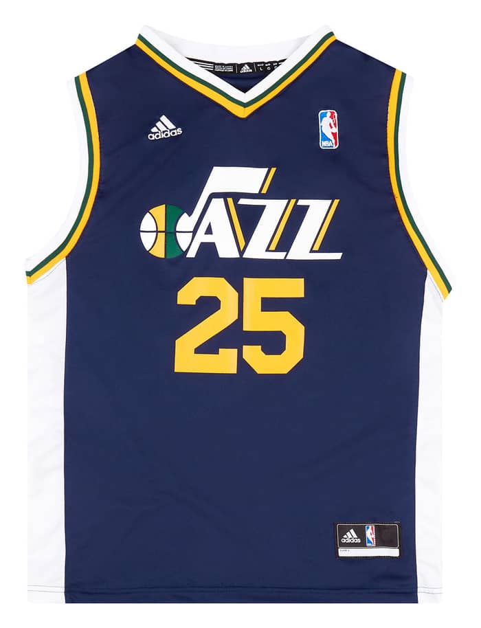 2010-13 Utah Jazz Jefferson #25 adidas Jersey (Away) Y