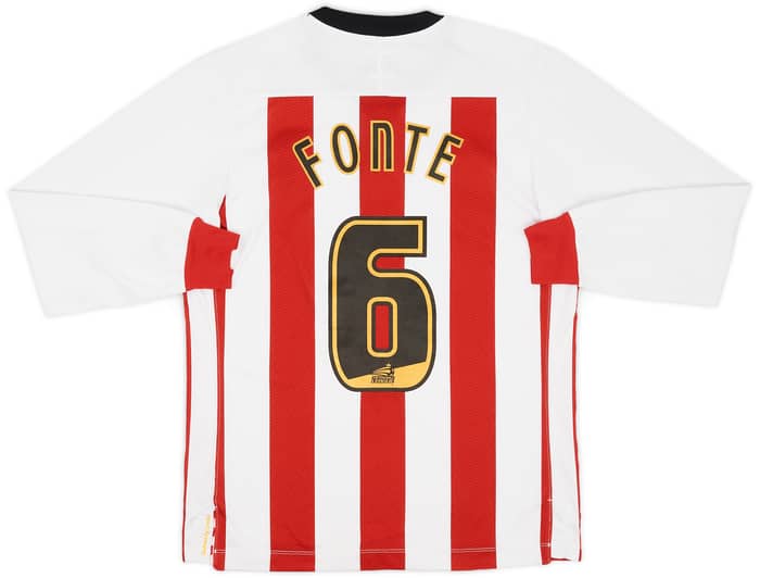 2011-12 Southampton Home L/S Shirt Fonte #6 - 7/10 - (S)