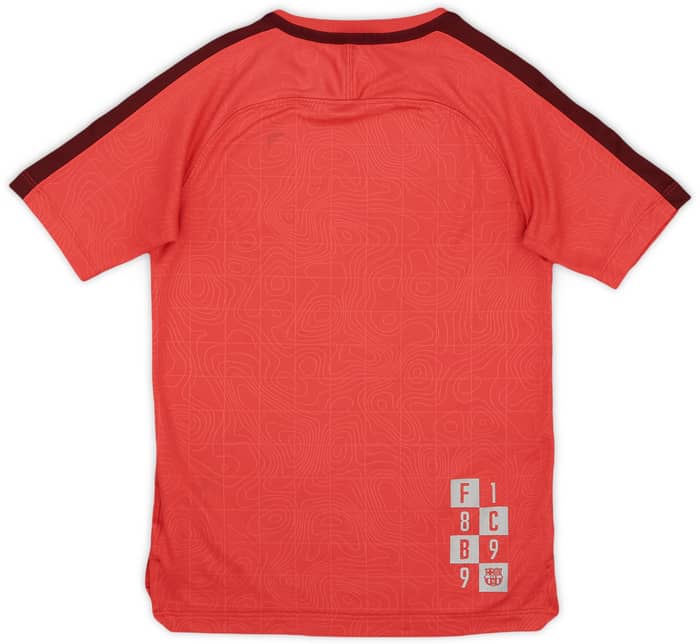 2018-19 Barcelona Nike Training Shirt - 9/10 - (S.Boys)