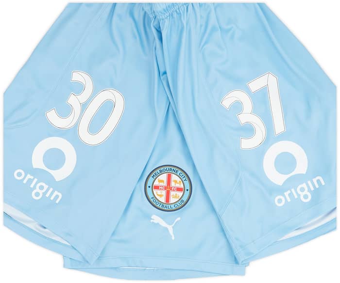 2021-22 Melbourne City Match Issue Home Shorts  # - 8/10