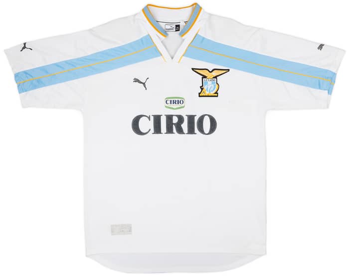 1999-00 Lazio Centenary Home Shirt Simeone #14 - 5/10 - (XL)