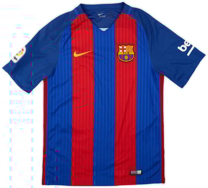 2016-17 Barcelona Home Shirt Messi #10 - 9/10 - (S)