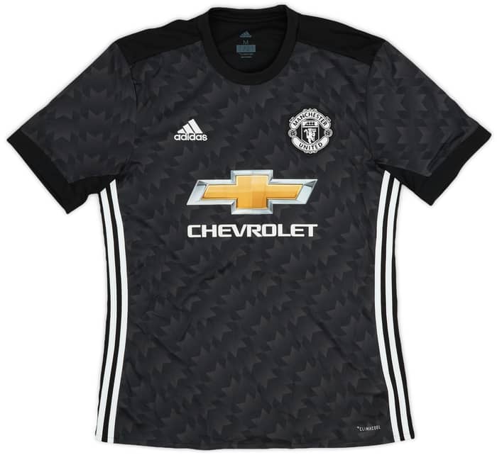 2017-18 Manchester United Away Shirt Valencia #25 - 9/10 - (M)