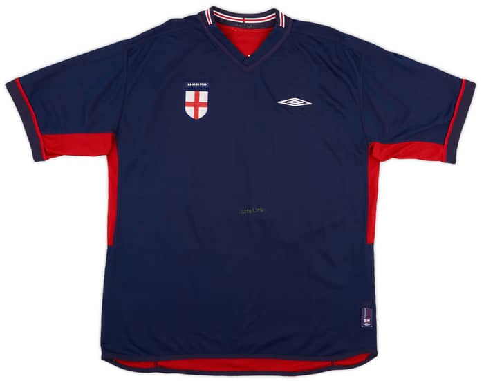 2002-04 England Away Shirt Heskey #11 - 7/10 - (XXL)