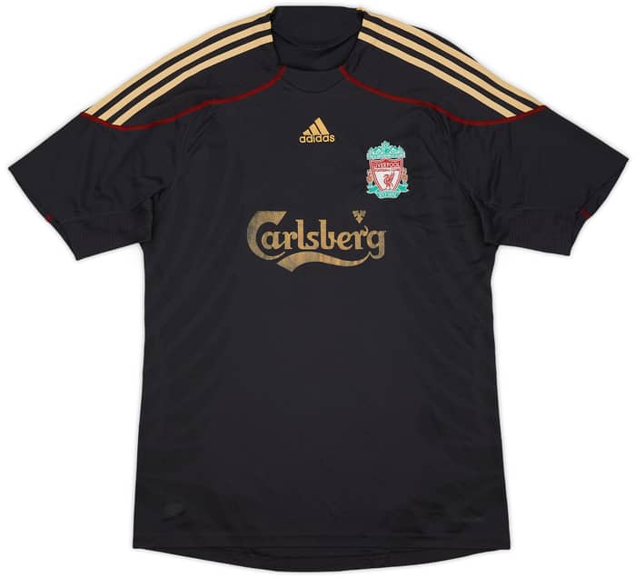 2009-10 Liverpool Away Shirt Gerrard #8 - 5/10 - (L)