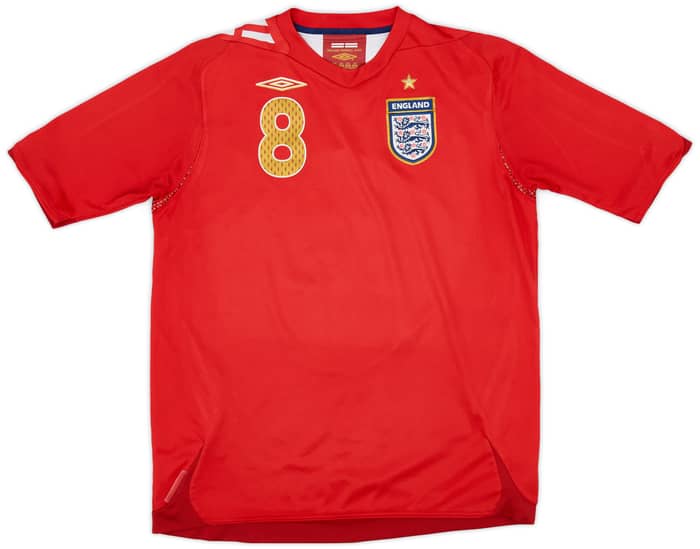 2006-08 England Away Shirt Lampard #8 - 8/10 - (XL.Boys)