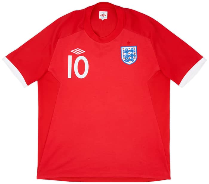 2010-11 England Away Shirt Rooney #10 - 9/10 - (XXL)