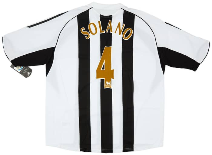 2005-07 Newcastle Home Shirt Solano #4 (3XL)