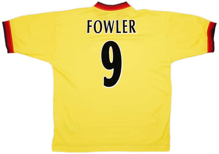 1997-99 Liverpool Away Shirt Fowler #9 - 9/10 - (XXL)