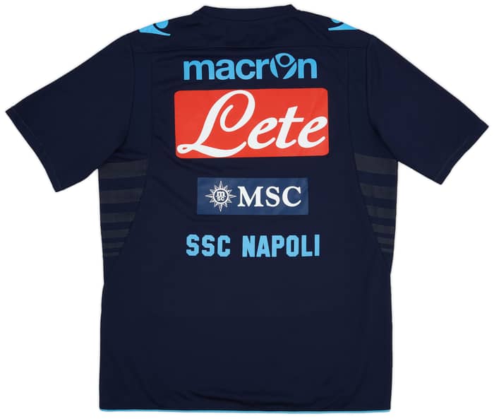 2013-14 Napoli Player Issue Training Tee # - 5/10